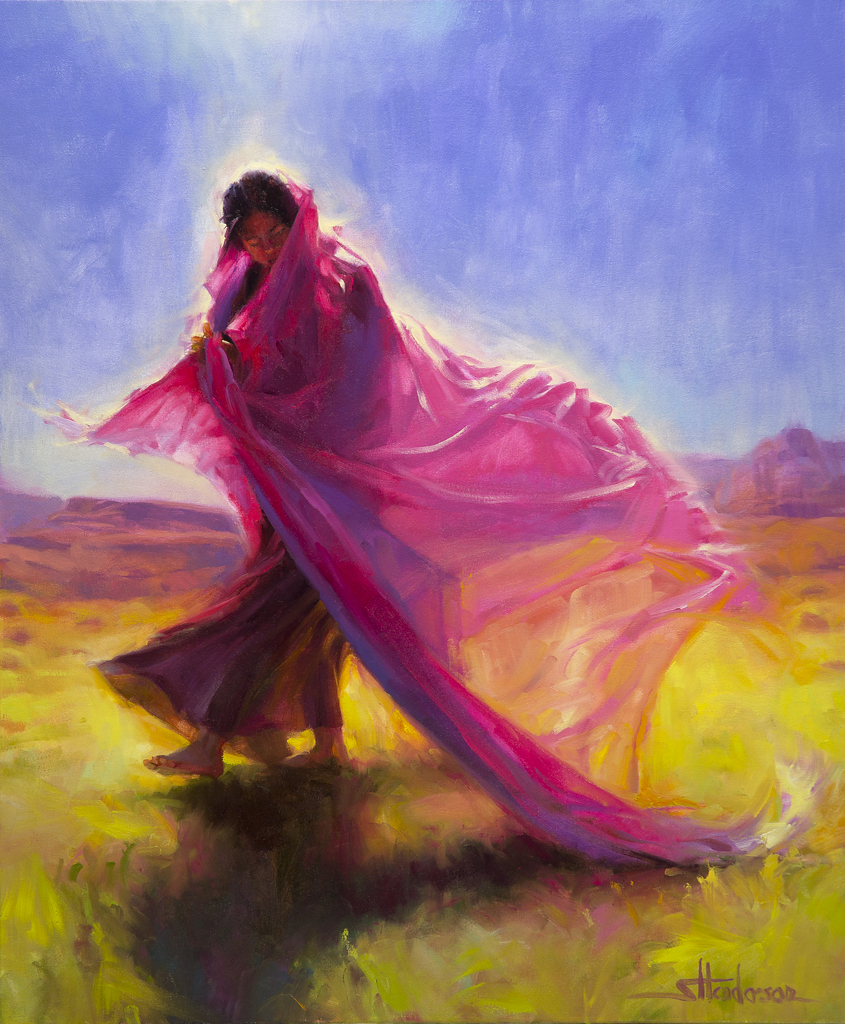 Mesa Walk by Steve Henderson Oil ~ 36 x 30